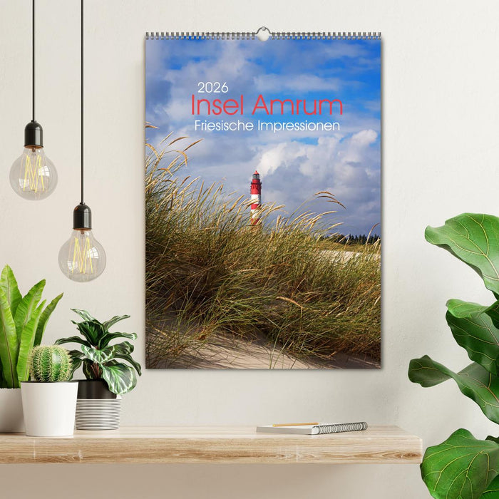 Insel Amrum - Friesische Impressionen (CALVENDO Wandkalender 2026)