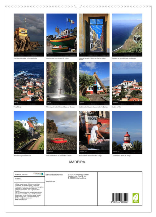 MADEIRA (CALVENDO Premium Wandkalender 2026)