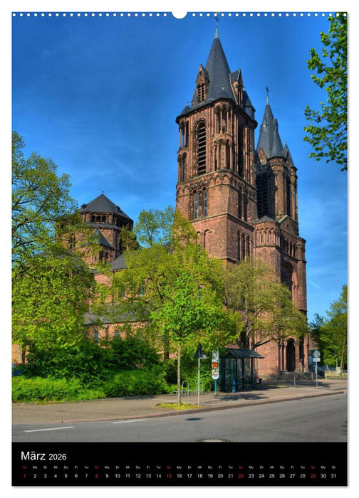 Sa(ar)krale Baukunst - Kirchenarchitektur im Saarland (CALVENDO Wandkalender 2026)