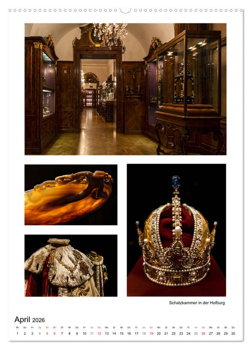 Verborgen in Wien (CALVENDO Wandkalender 2026)