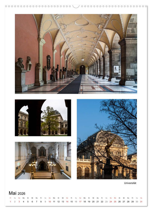 Verborgen in Wien (CALVENDO Wandkalender 2026)