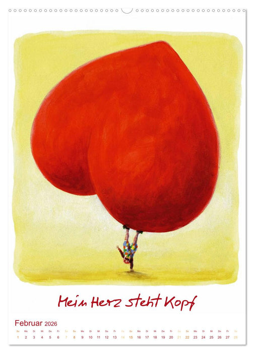 Herzflimmern (CALVENDO Premium Wandkalender 2026)