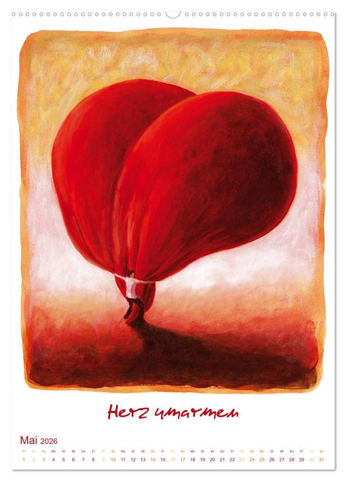 Herzflimmern (CALVENDO Premium Wandkalender 2026)