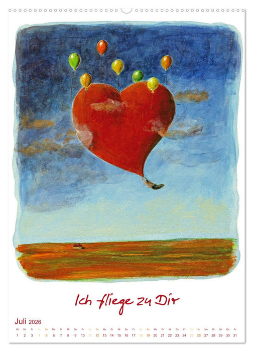 Herzflimmern (CALVENDO Premium Wandkalender 2026)