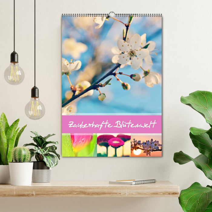 Zauberhafte Blütenwelt / Planer (CALVENDO Wandkalender 2026)