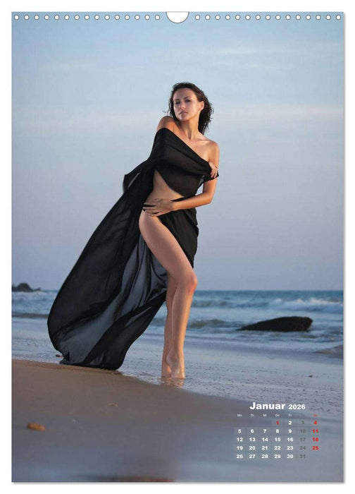 Erotische Momente am Strand (CALVENDO Wandkalender 2026)