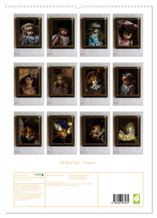Oll Reef Hus – Puppen (CALVENDO Premium Wandkalender 2026)