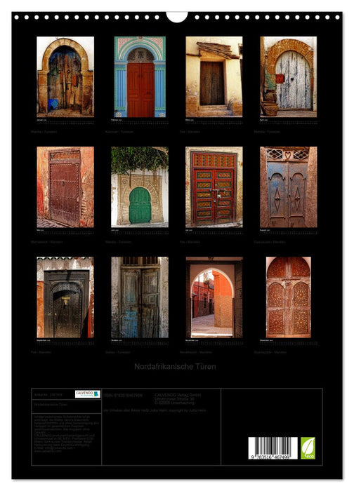 Nordafrikanische Türen (CALVENDO Wandkalender 2026)