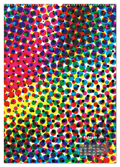 Tapetendesigns – Strukturen, Muster und Bastelvorlagen (CALVENDO Premium Wandkalender 2026)