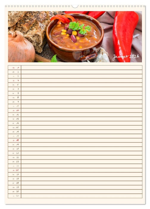 Guten Appetit (CALVENDO Premium Wandkalender 2026)