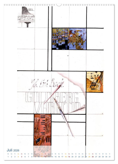 MUSIK Impressionen (CALVENDO Premium Wandkalender 2026)