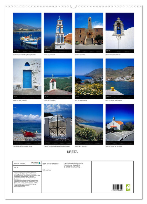 KRETA (CALVENDO Wandkalender 2026)