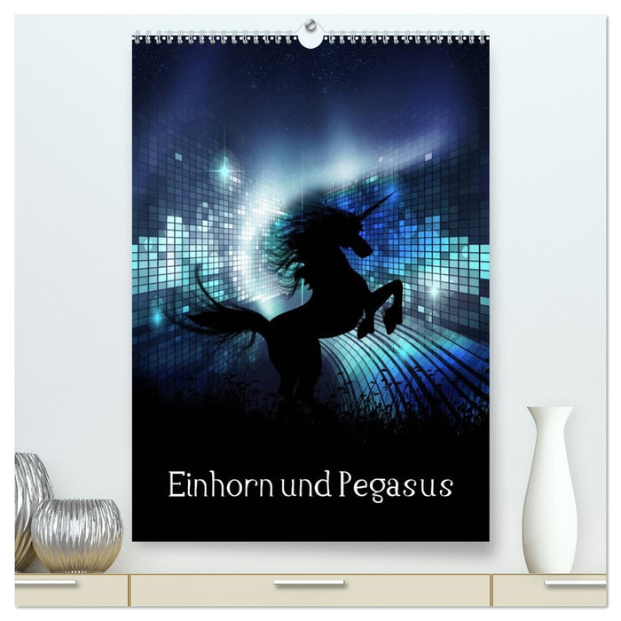 Einhorn und Pegasus (CALVENDO Premium Wandkalender 2026)