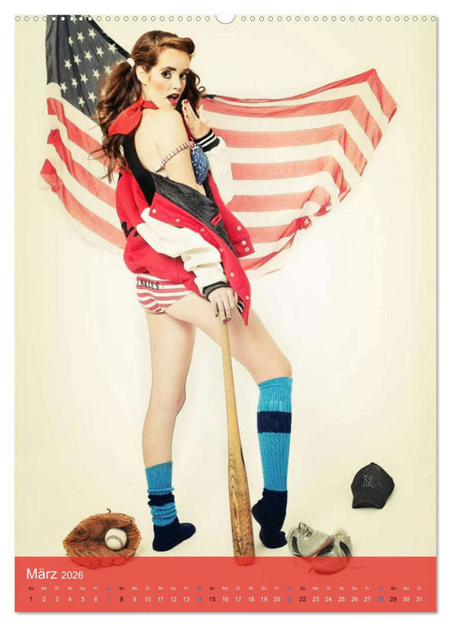 PinUp Girls 50er Jahre (CALVENDO Wandkalender 2026)
