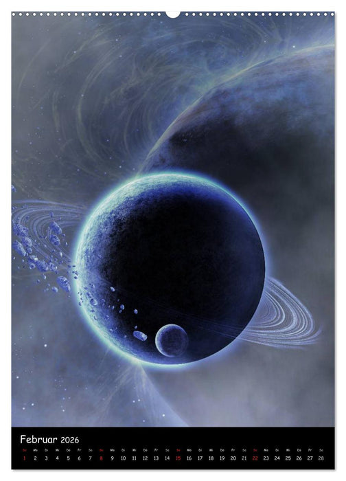 Die Welt der Planeten (CALVENDO Premium Wandkalender 2026)
