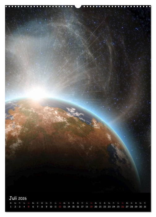 Die Welt der Planeten (CALVENDO Premium Wandkalender 2026)