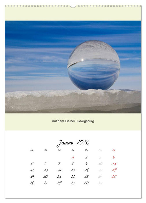 Natur & Glas (CALVENDO Premium Wandkalender 2026)