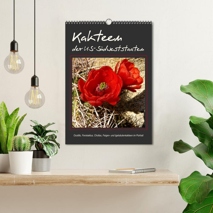 Kakteen der US-Südweststaaten (CALVENDO Wandkalender 2026)