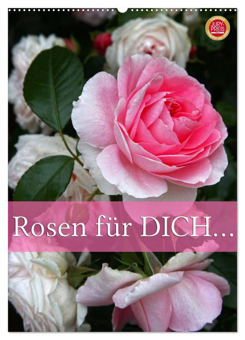 Rosen für DICH / Geburtstagskalender (CALVENDO Wandkalender 2026)