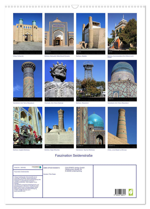 Faszination Seidenstraße (CALVENDO Wandkalender 2026)