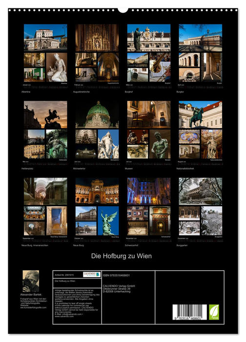 Die Hofburg zu Wien (CALVENDO Premium Wandkalender 2026)