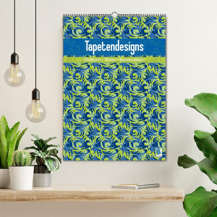 Tapetendesigns – Strukturen, Muster und Bastelvorlagen (CALVENDO Wandkalender 2026)