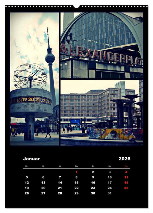 BERLIN / vertikal (CALVENDO Premium Wandkalender 2026)