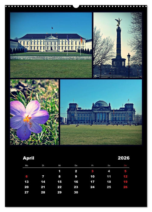 BERLIN / vertikal (CALVENDO Premium Wandkalender 2026)