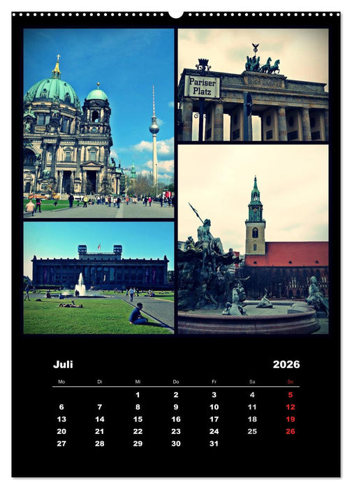 BERLIN / vertikal (CALVENDO Premium Wandkalender 2026)