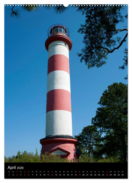 Leuchttürme in Europa (CALVENDO Premium Wandkalender 2026)