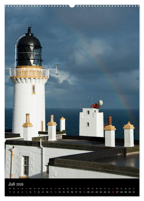 Leuchttürme in Europa (CALVENDO Premium Wandkalender 2026)