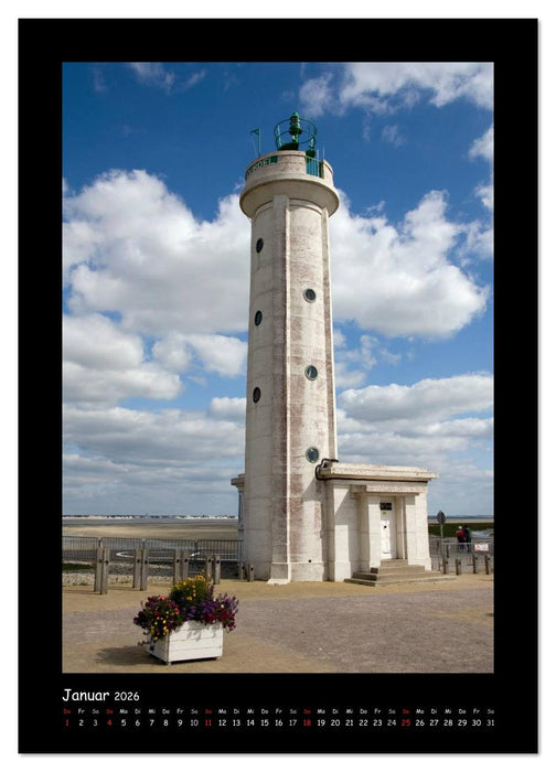 Leuchttürme Frankreich (CALVENDO Premium Wandkalender 2026)