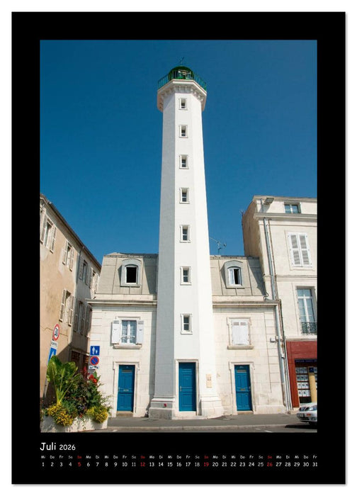 Leuchttürme Frankreich (CALVENDO Premium Wandkalender 2026)