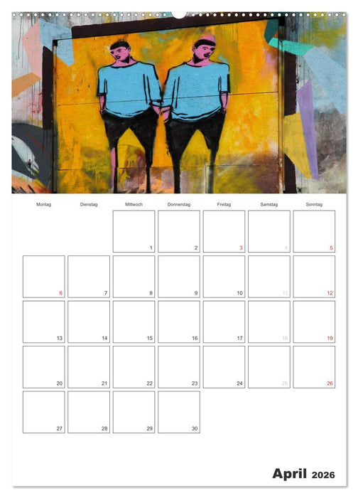 GRAFFITI 2026 / Planer (CALVENDO Wandkalender 2026)