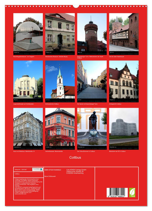 Cottbus (CALVENDO Premium Wandkalender 2026)