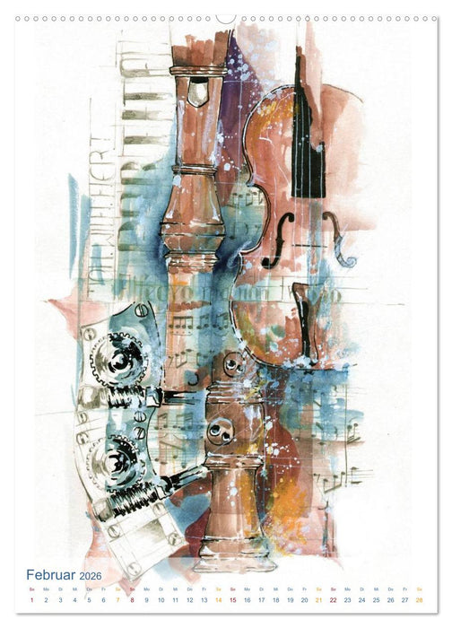MUSIK Impressionen (CALVENDO Wandkalender 2026)