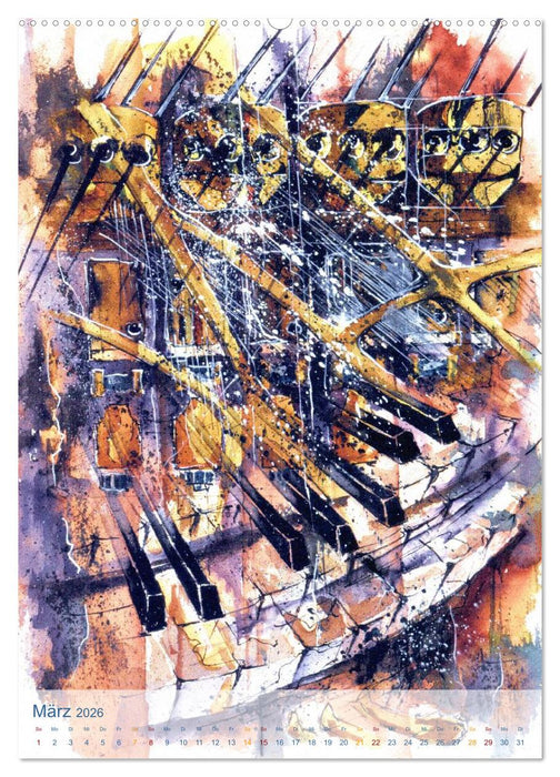 MUSIK Impressionen (CALVENDO Wandkalender 2026)