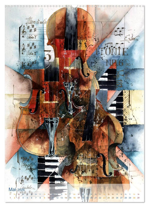 MUSIK Impressionen (CALVENDO Wandkalender 2026)