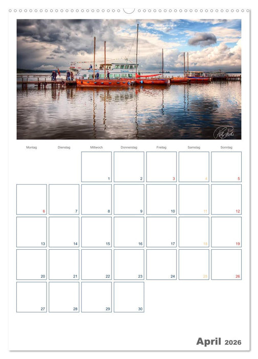 Am Steinhuder Meer / Planer (CALVENDO Premium Wandkalender 2026)