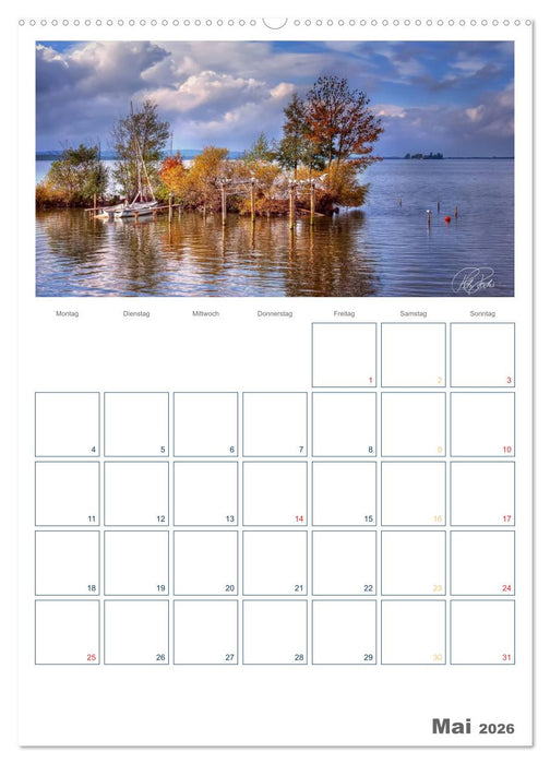 Am Steinhuder Meer / Planer (CALVENDO Premium Wandkalender 2026)