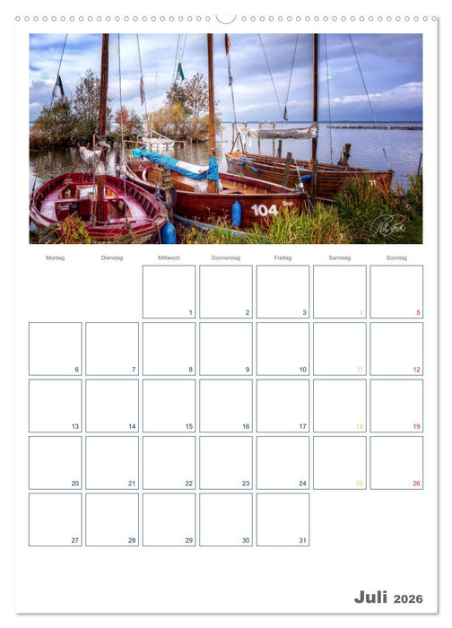 Am Steinhuder Meer / Planer (CALVENDO Premium Wandkalender 2026)