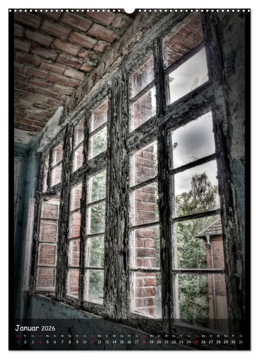 Lost Places II, Vergessene Orte (CALVENDO Wandkalender 2026)