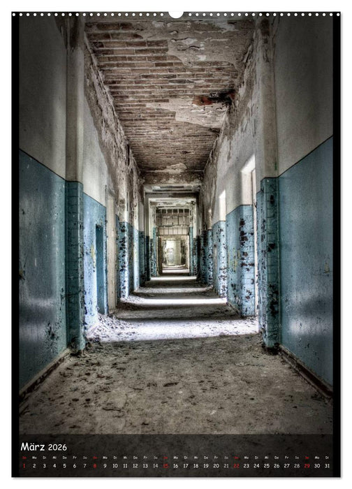 Lost Places II, Vergessene Orte (CALVENDO Wandkalender 2026)