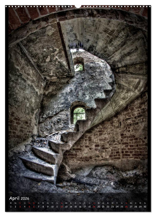 Lost Places II, Vergessene Orte (CALVENDO Wandkalender 2026)