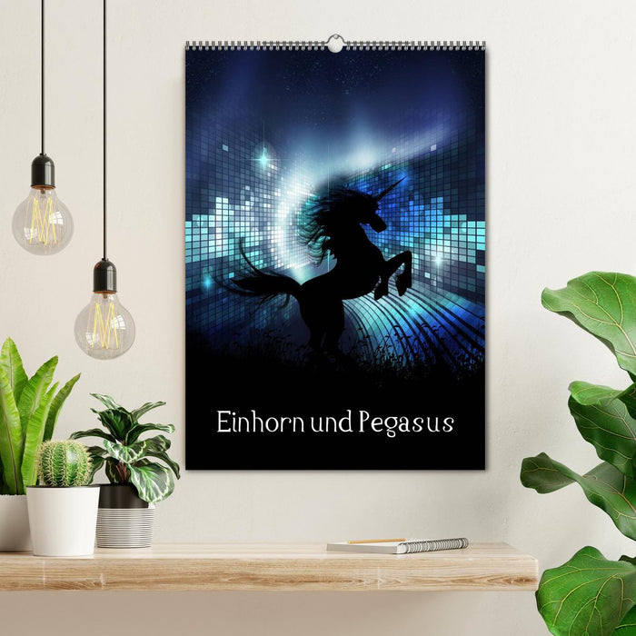 Einhorn und Pegasus (CALVENDO Wandkalender 2026)