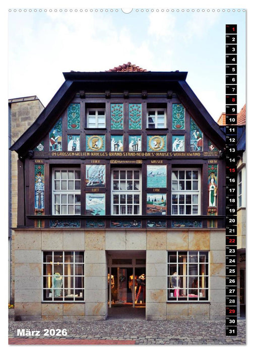 Osnabrück Fassade (CALVENDO Wandkalender 2026)