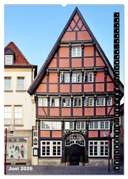 Osnabrück Fassade (CALVENDO Wandkalender 2026)