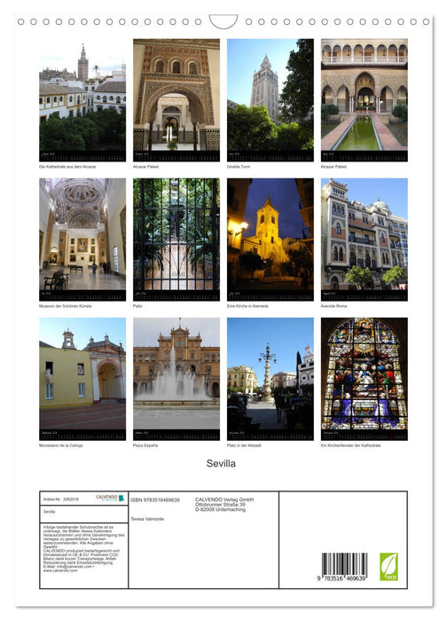 Sevilla (CALVENDO Wandkalender 2026)