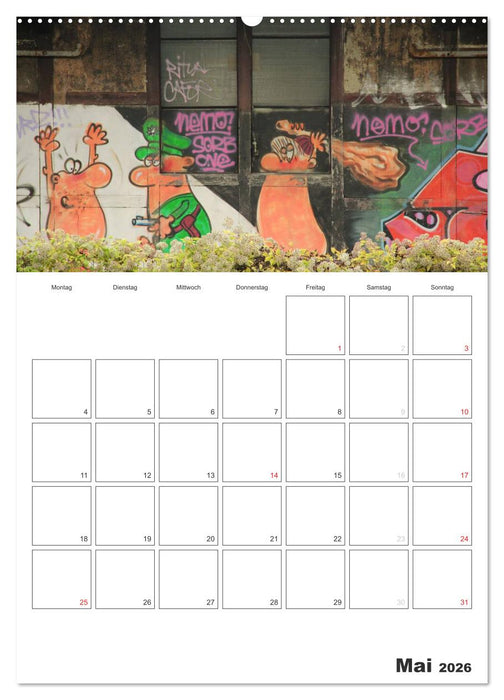 GRAFFITI 2026 / Planer (CALVENDO Premium Wandkalender 2026)