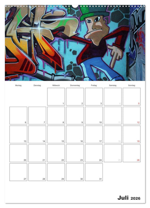 GRAFFITI 2026 / Planer (CALVENDO Premium Wandkalender 2026)